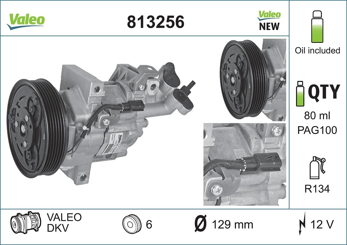 Compressor, air conditioning 813256