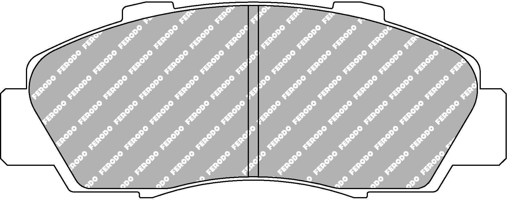 FERODO RACING FCP905R - Bremsbelagsatz, Scheibenbremse DS3000
