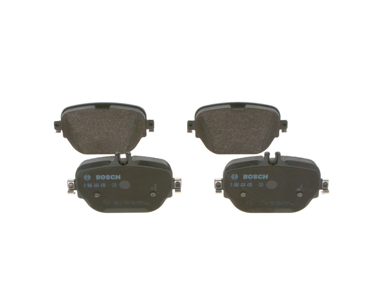 BOSCH 0 986 424 439 Brake Pad Set, disc brake