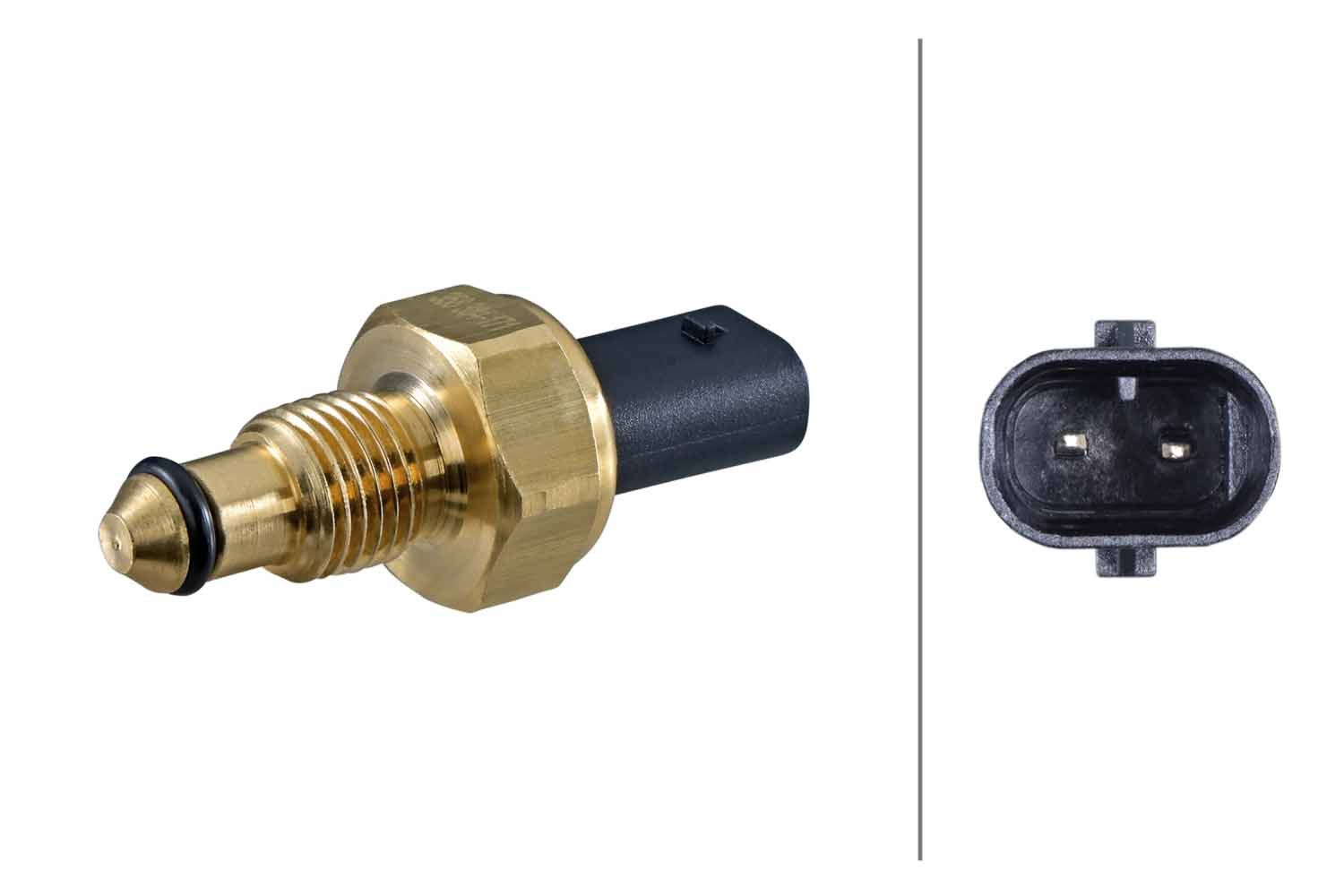 HELLA 6PT 358 384-171 - Sensor, K&uuml;hlmitteltemperatur