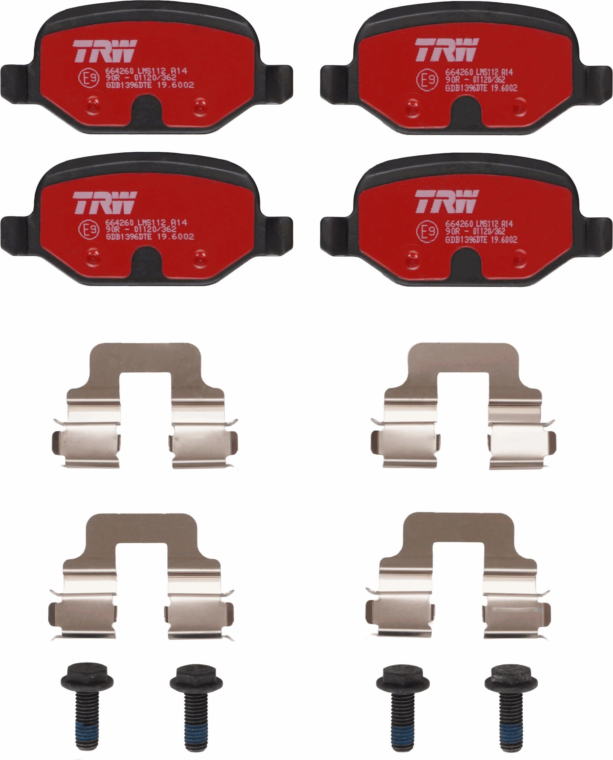 Bremsbelagsatz, Scheibenbremse