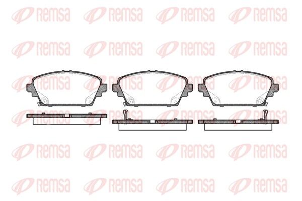 Brake Pad Set, disc brake 0694.02