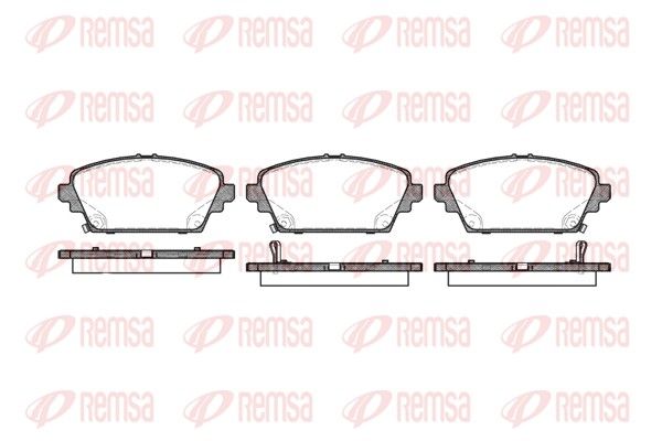 Premium Front Brake Pad Set Premium Front Brake Pad Set