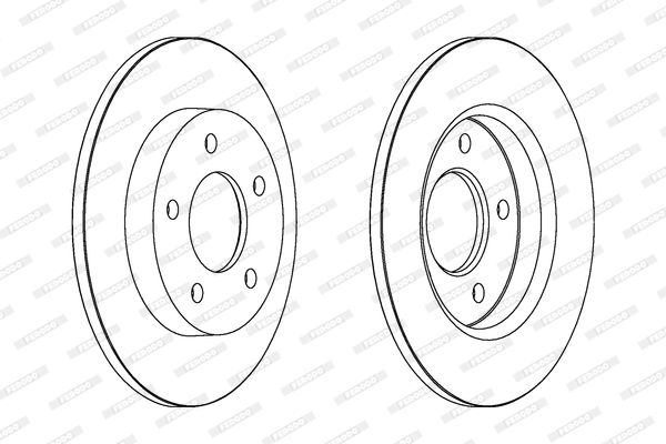 Brake Disc DDF1420C