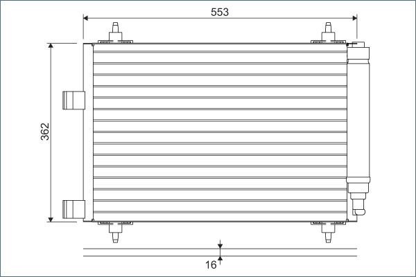 Condenser, air conditioning 817526