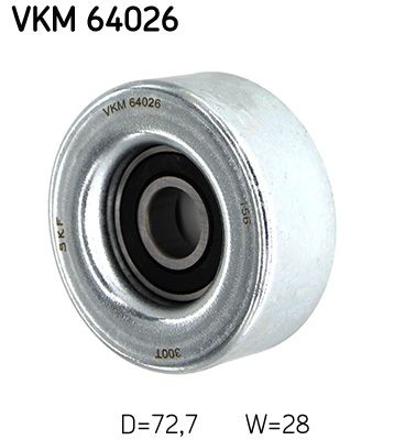 SKF VKM 64026 Deflection/Guide Pulley, V-ribbed belt