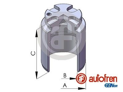 Piston, brake caliper D025418