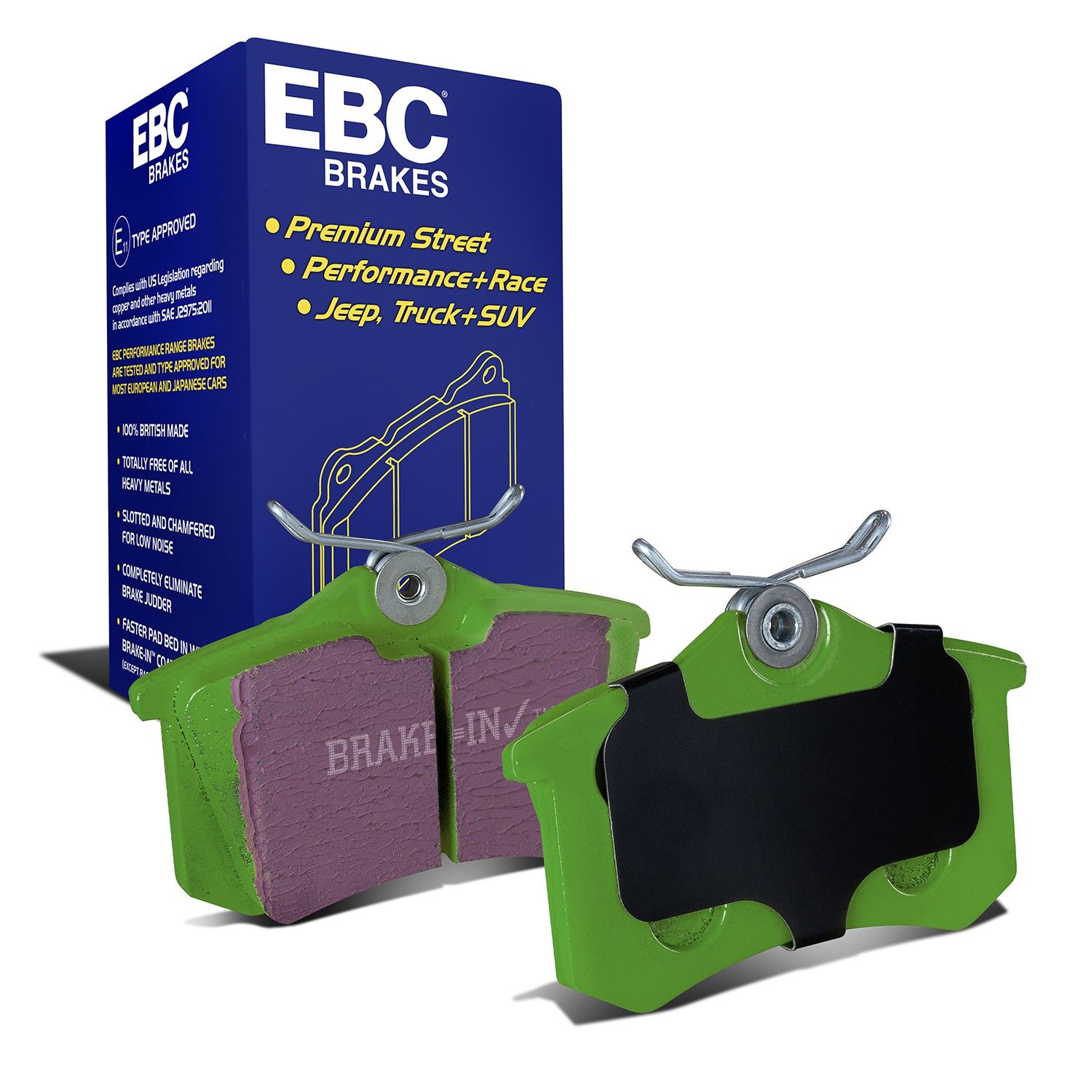 EBC Brakes DP2680 - Bremsbelagsatz, Scheibenbremse