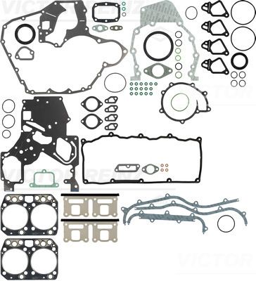 Juego completo de empaques, motor