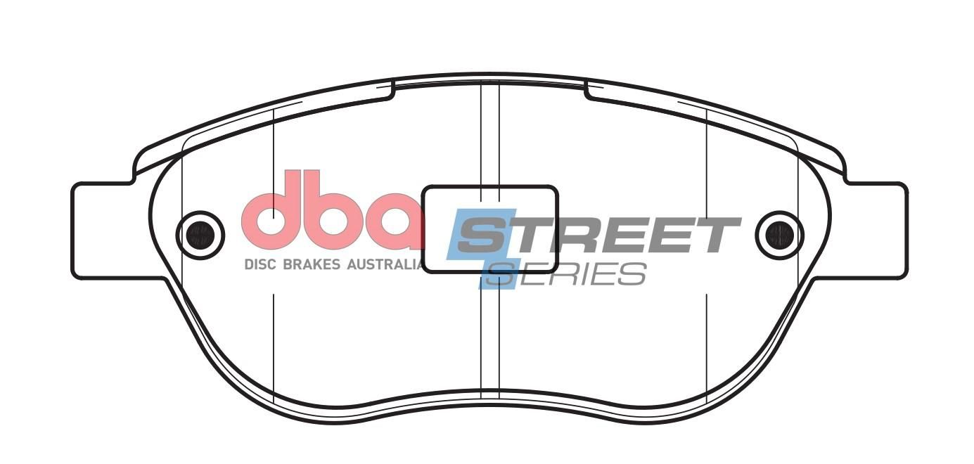 DBA SS STREET SERIES BRAKE PADS [ Citroen & Peugeot 2000-2014 F ] - TecDoc Only