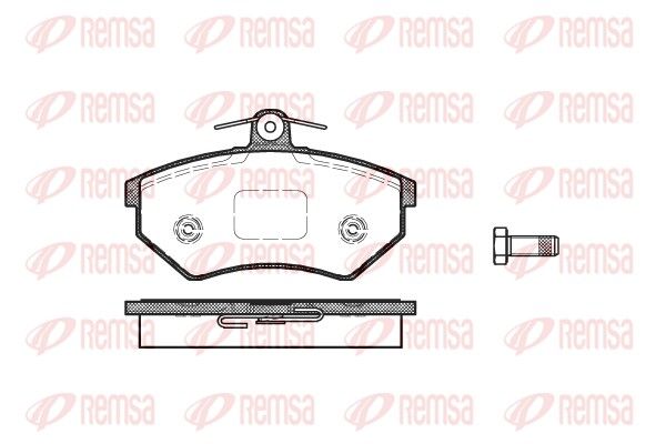 Brake Pad Set, disc brake 0134.40