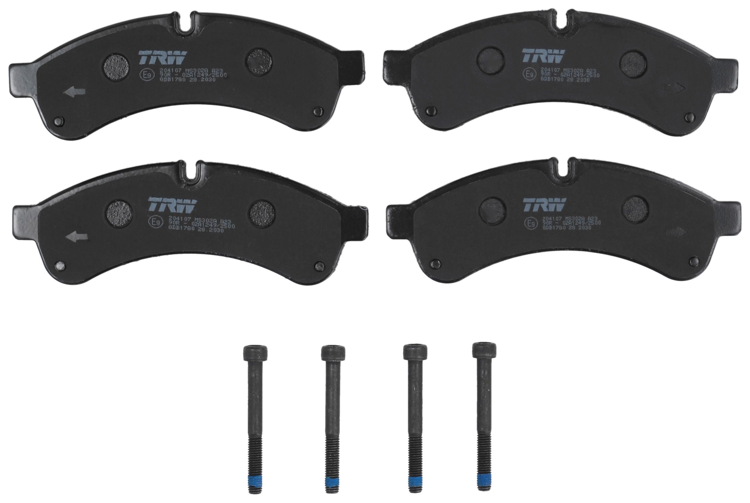 TRW BRAKE PAD SET, DISC BRAKE - TecDoc 2