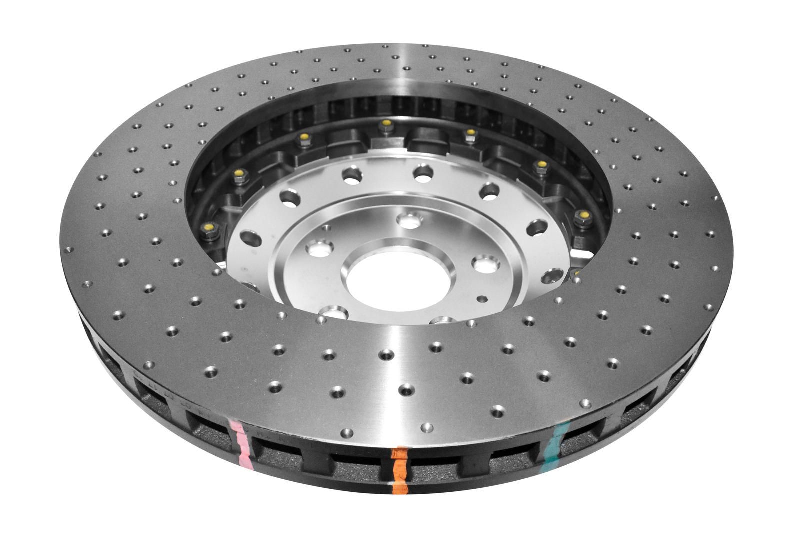 5000 Fully Assembled 2-piece Sliver Hat Cross-drill and Dimple  390mm x 36mm KP [ Audi RS6 08-11 F ] - TecDoc 1