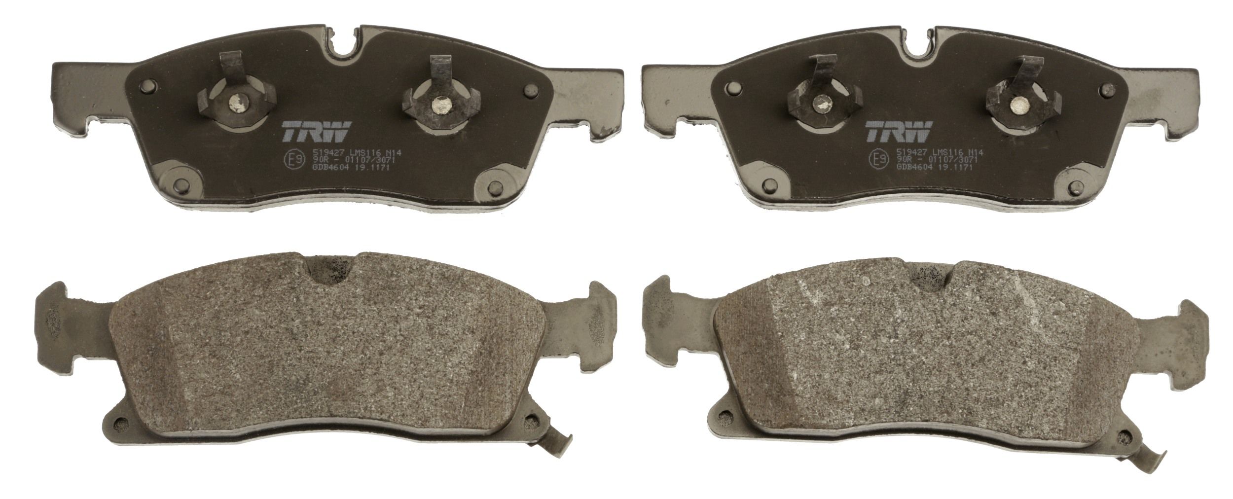 TRW DISC BRAKE PADS - TecDoc 2