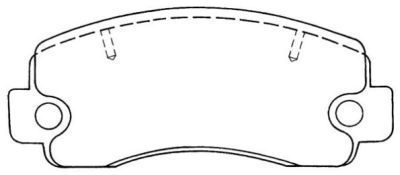 Juego de balatas de freno