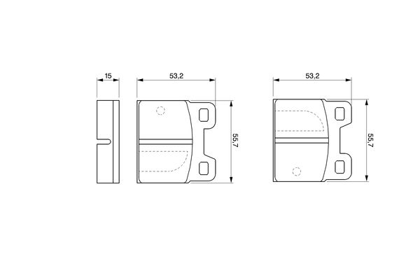 Bremsbelagsatz, Scheibenbremse