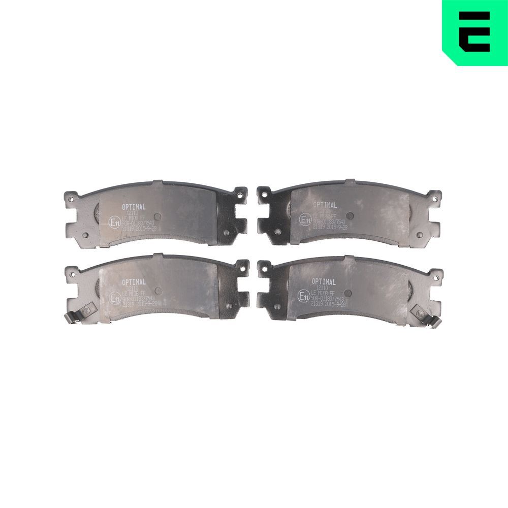 Bremsbelagsatz, Scheibenbremse