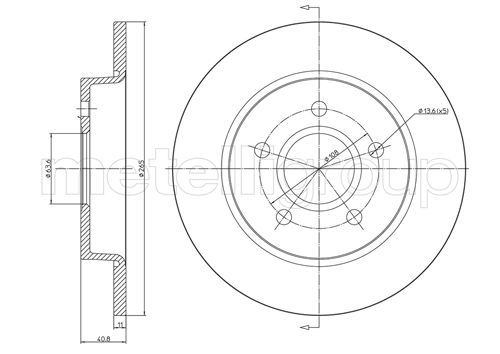 Brake Disc 800-688C