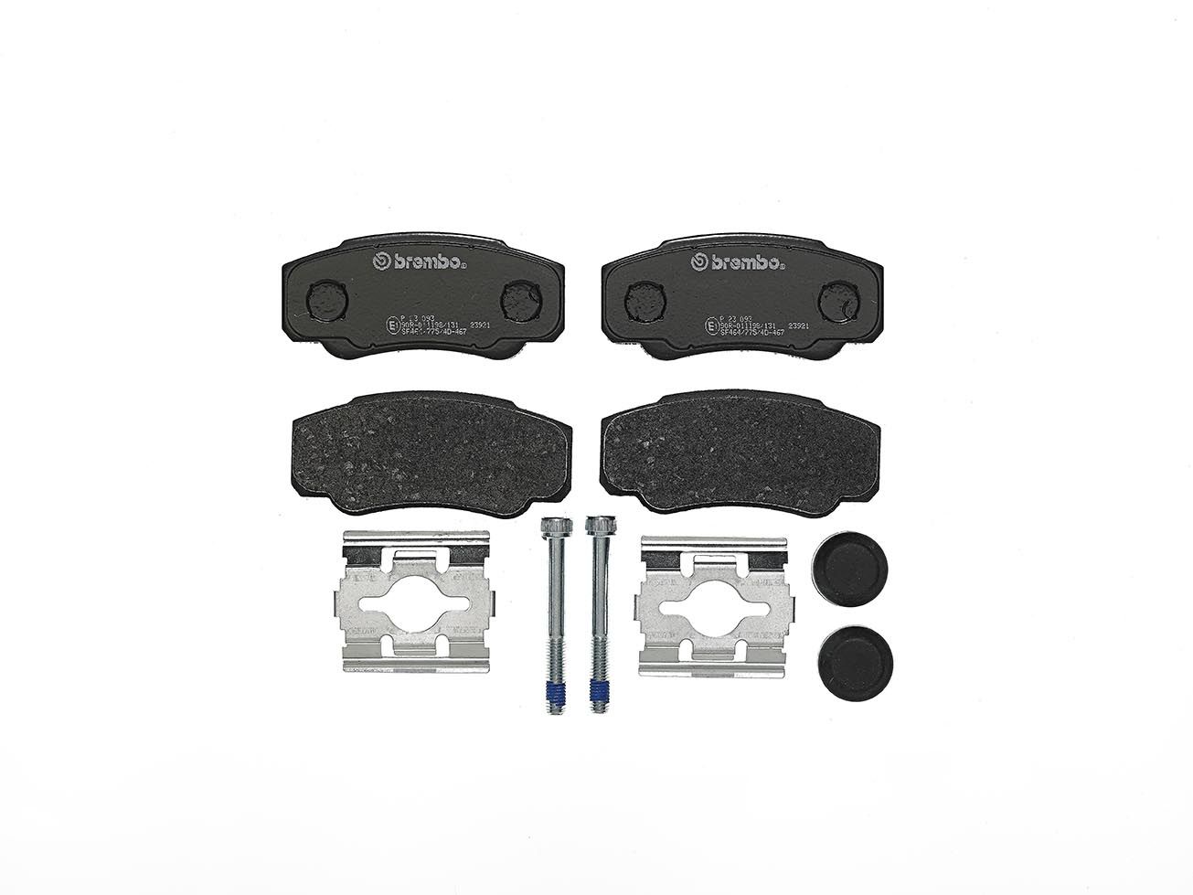 Brembo P 23 093 Bremsbelagsatz, Scheibenbremse