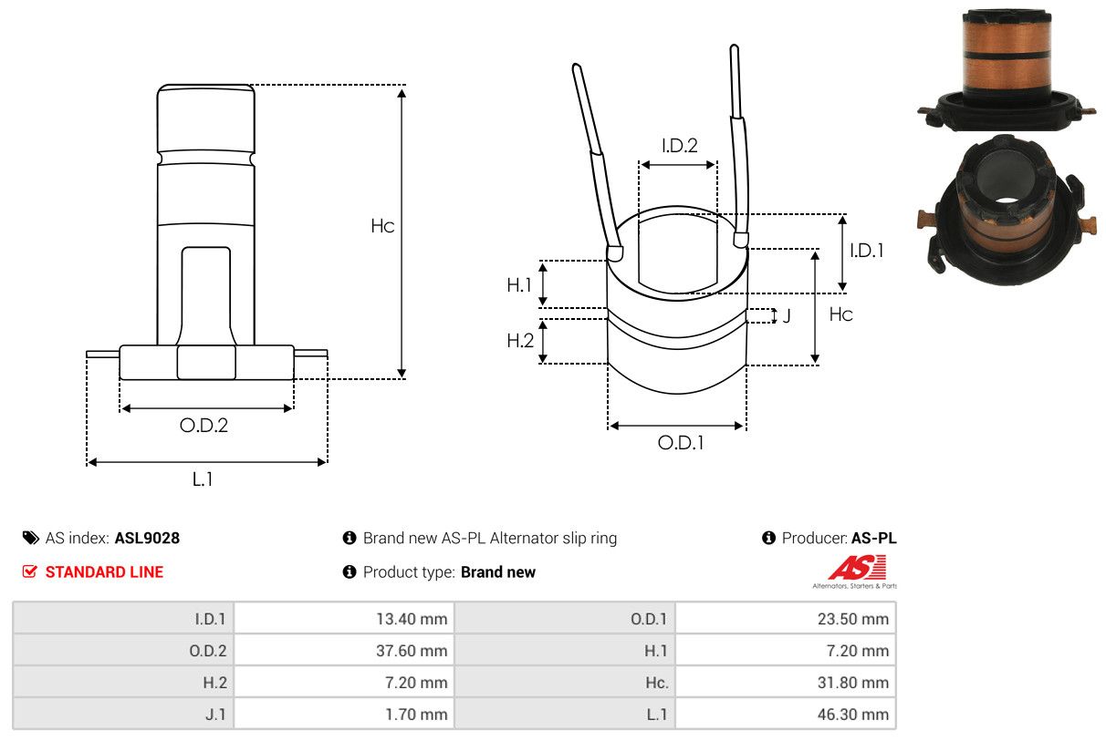 kontaktinis žiedas, generatorius