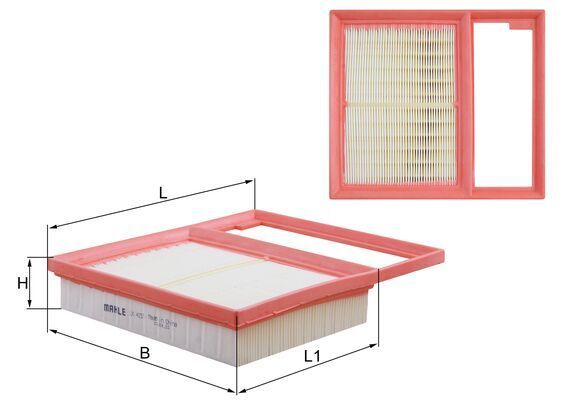 KNECHT LX 4157 - Luftfilter