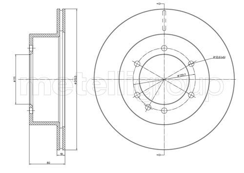 METELLI 23-0679 - Bremsscheibe