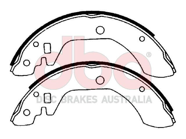Street Series Brake Shoes [Nissan 180B/200B/20Z/260Z 228.6mm] - TecDoc Only