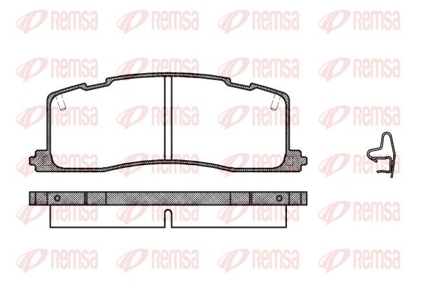 Premium Rear Brake Pad Set Premium Rear Brake Pad Set