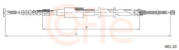 COFLE 461.10 - Seilzug, Feststellbremse