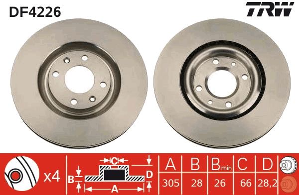 PAIRE DE DISQUES  9900