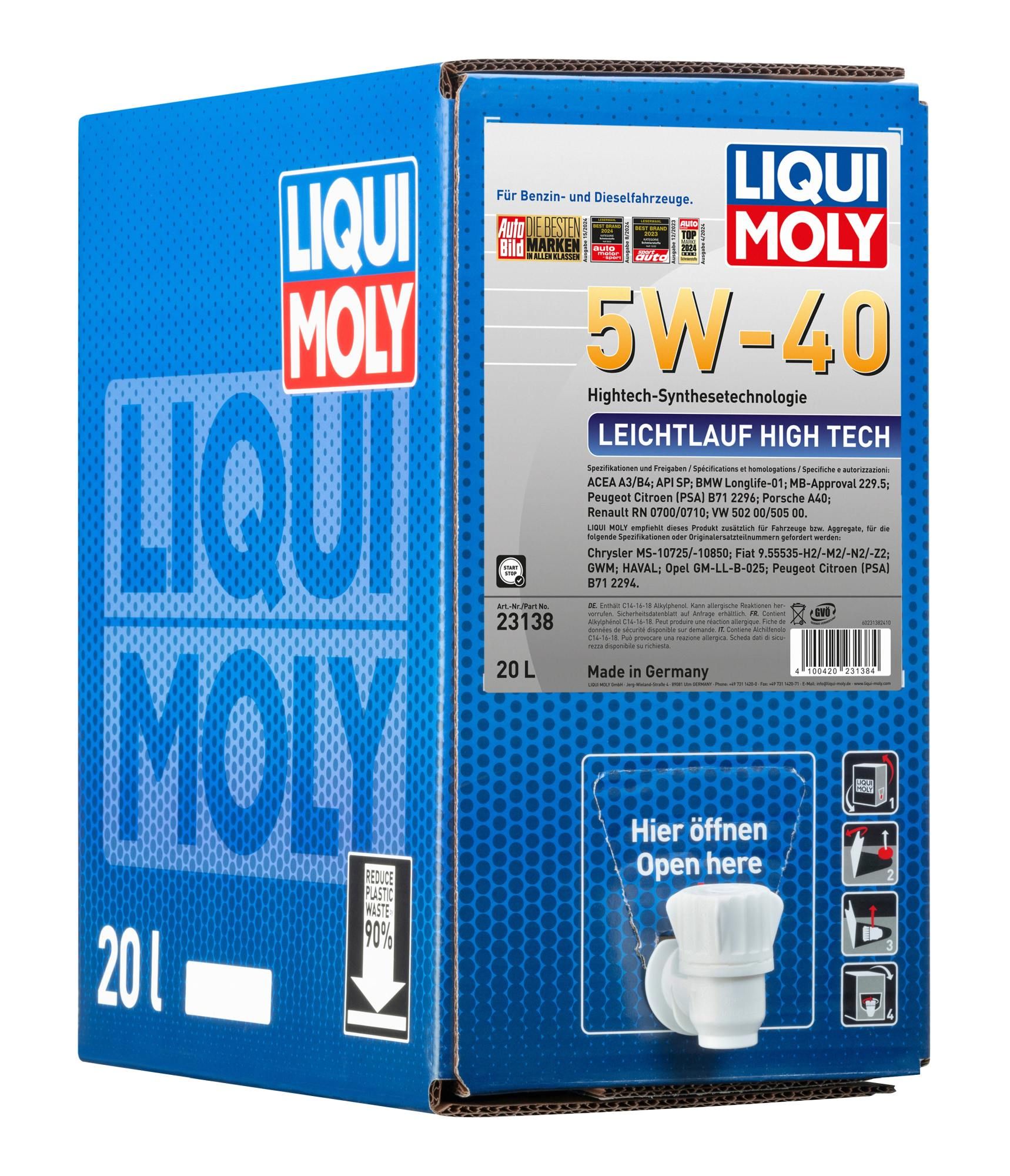 LIQUI MOLY 23138 - Leichtlauf High Tech 5W-40