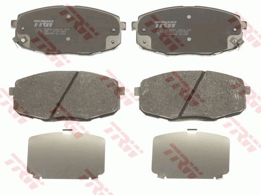 TRW DISC BRAKE PADS - TecDoc 2