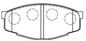 Juego de balatas de freno