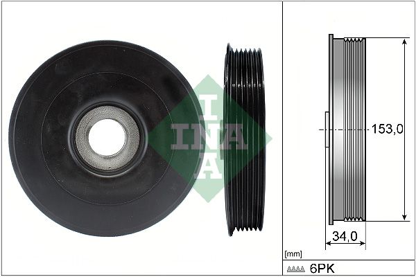 Belt Pulley, crankshaft 544 0079 10