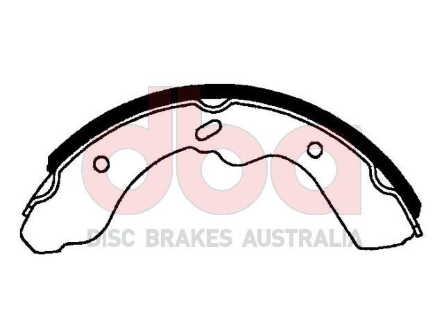 Street Series Brake Shoes [Mazda T4600 320mm] - TecDoc Only