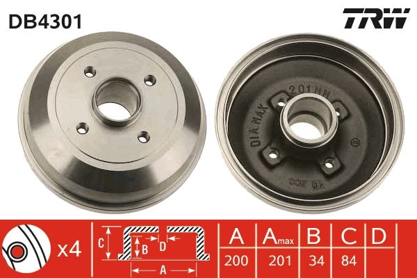 TAMBOUR DE FREIN  9900