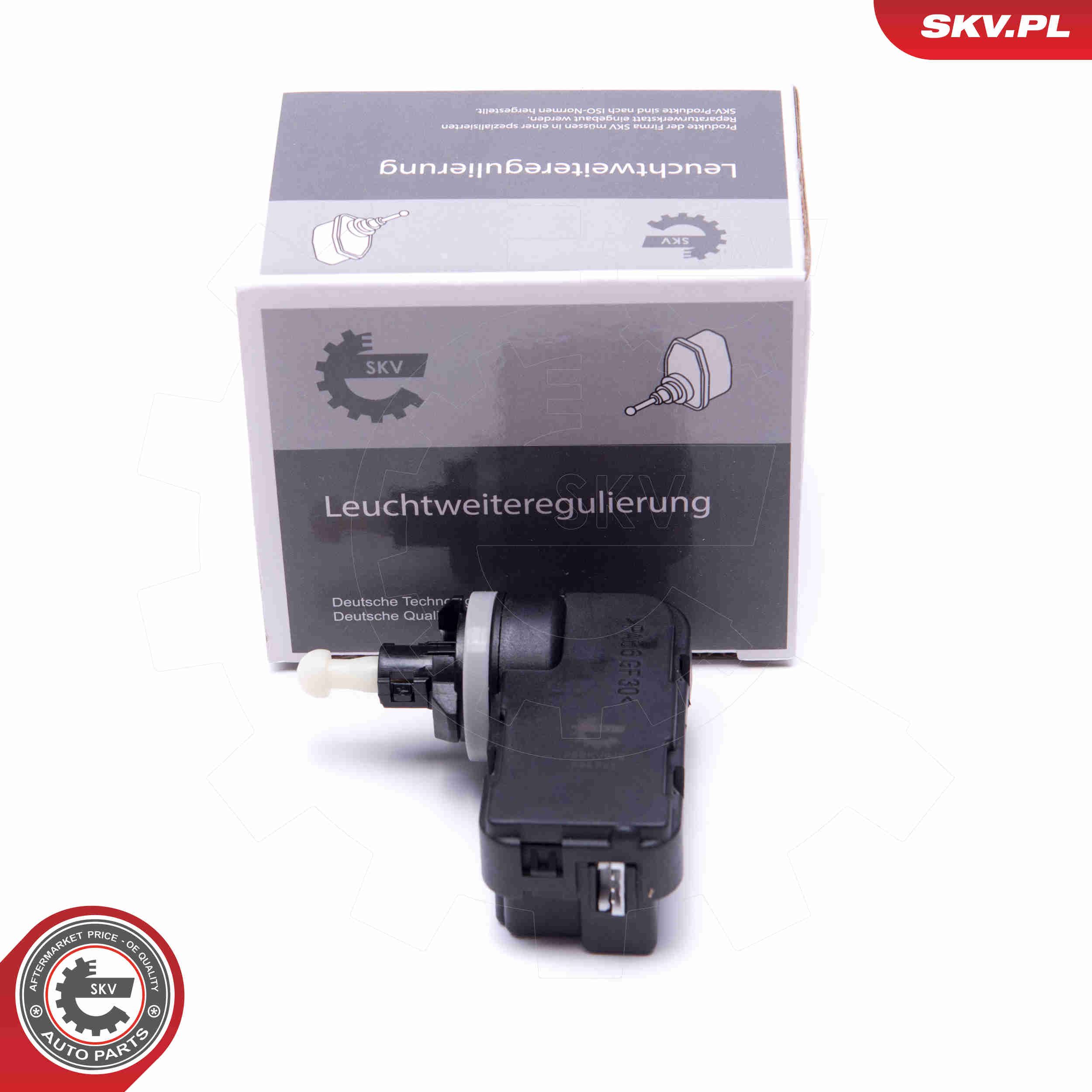 Stellelement, Leuchtweitenregulierung