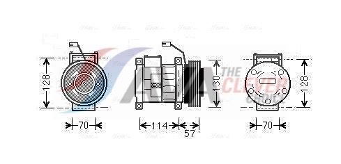 JEAK034 AVA QUALITY COOLING kompresszor, klíma