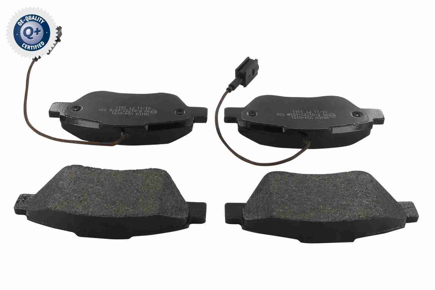 Bremsbelagsatz, Scheibenbremse