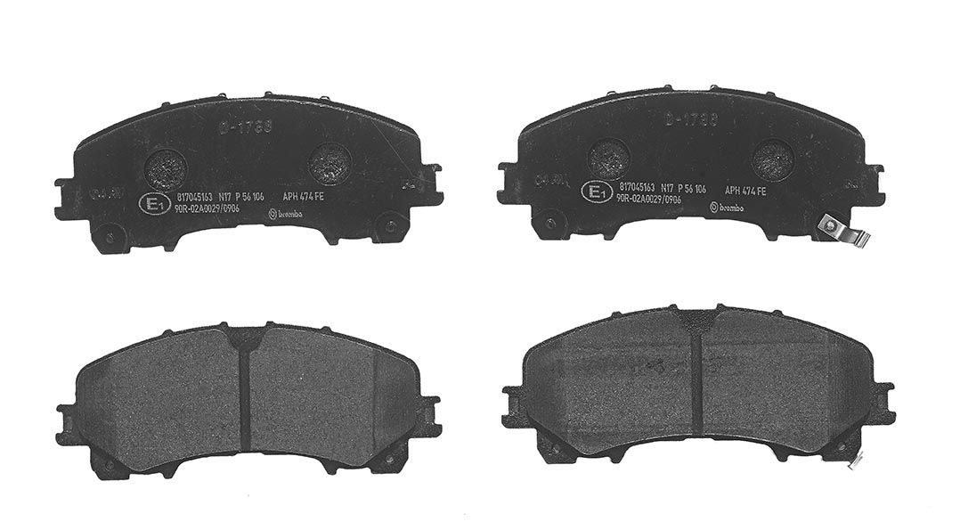 Brembo P 56 106 Bremsbelagsatz, Scheibenbremse