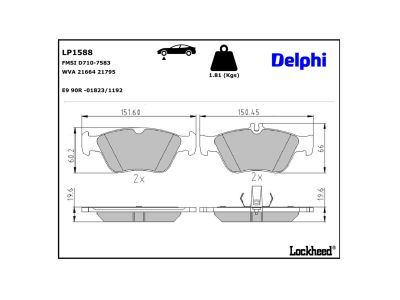 Bremsbelagsatz, Scheibenbremse