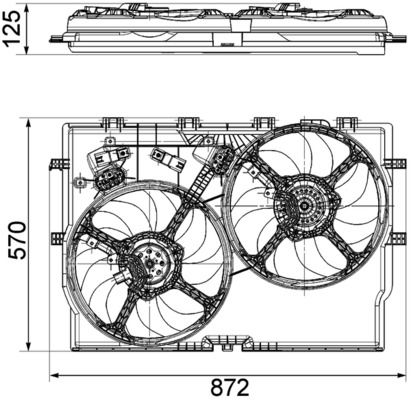 Mahle CFF 194 000P L&uuml;fter, Motork&uuml;hlung
