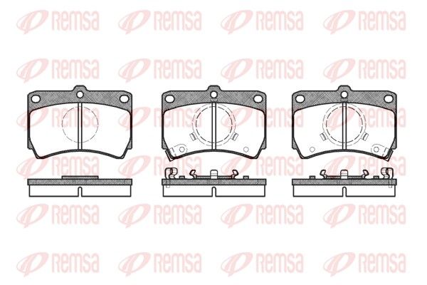 Brake Pad Set, disc brake 0212.02