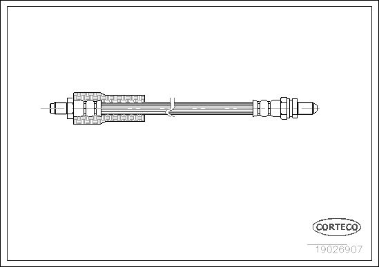 Brake Hose 19026907