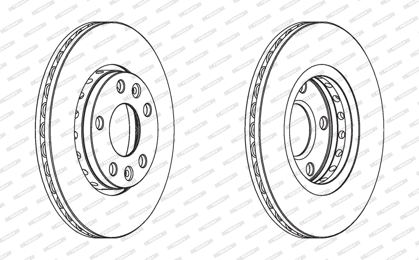 FERODO DDF1728C - Bremsscheibe PREMIER