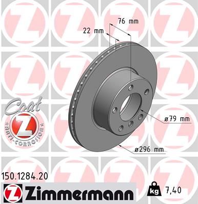 Brake Disc 150.1284.20