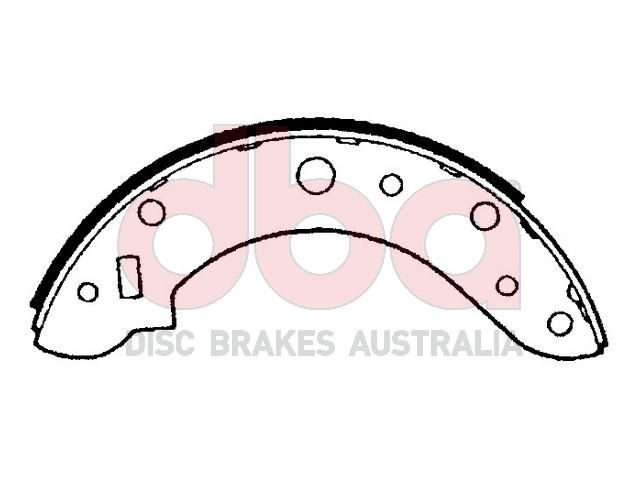 Street Series Brake Shoes [Rover 2600/3500 228.6mm] - TecDoc Only