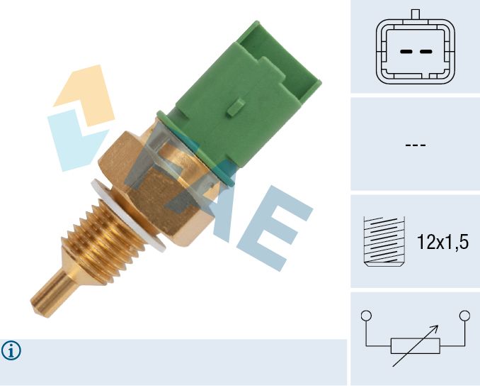 FAE 33705 - Sensor, Motorraumtemperatur
