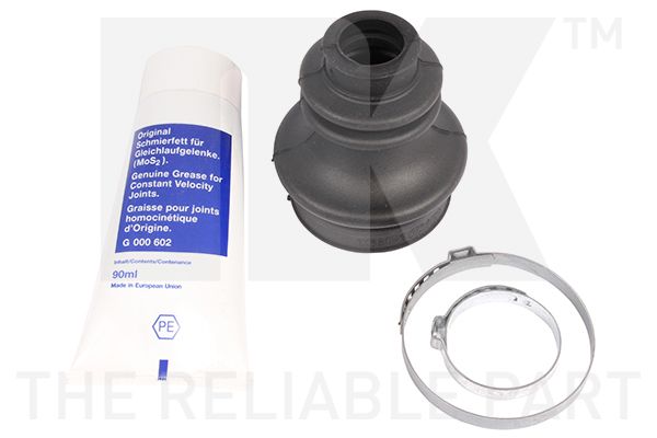 Faltenbalgsatz, Antriebswelle