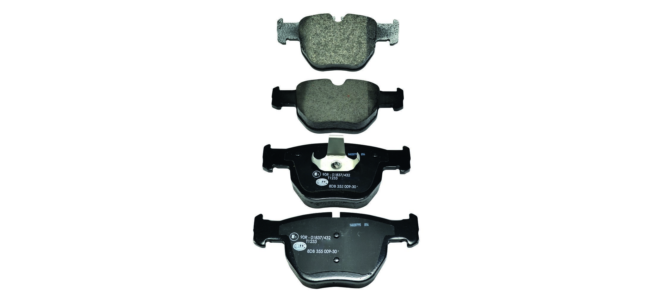 8DB 355 009-301 HELLA fékbetétkészlet, tárcsafék